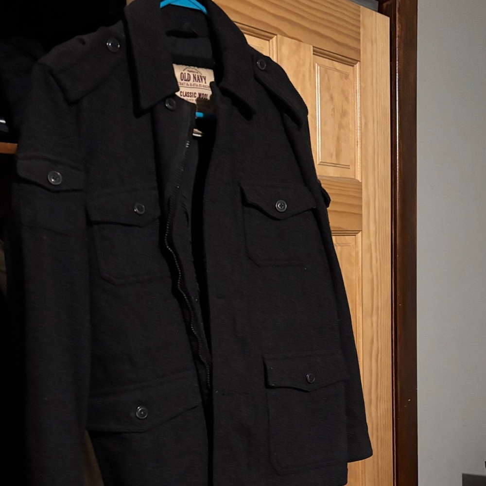 VINTAGE Old Navy Dark Men's Military Jacket